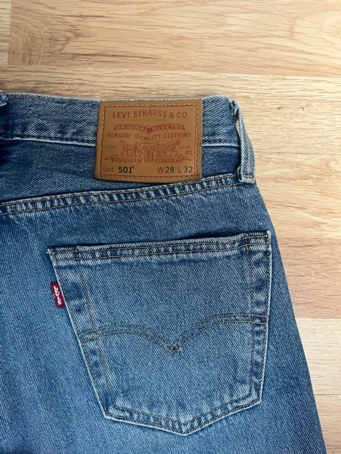 Levi's blå 501 - 2