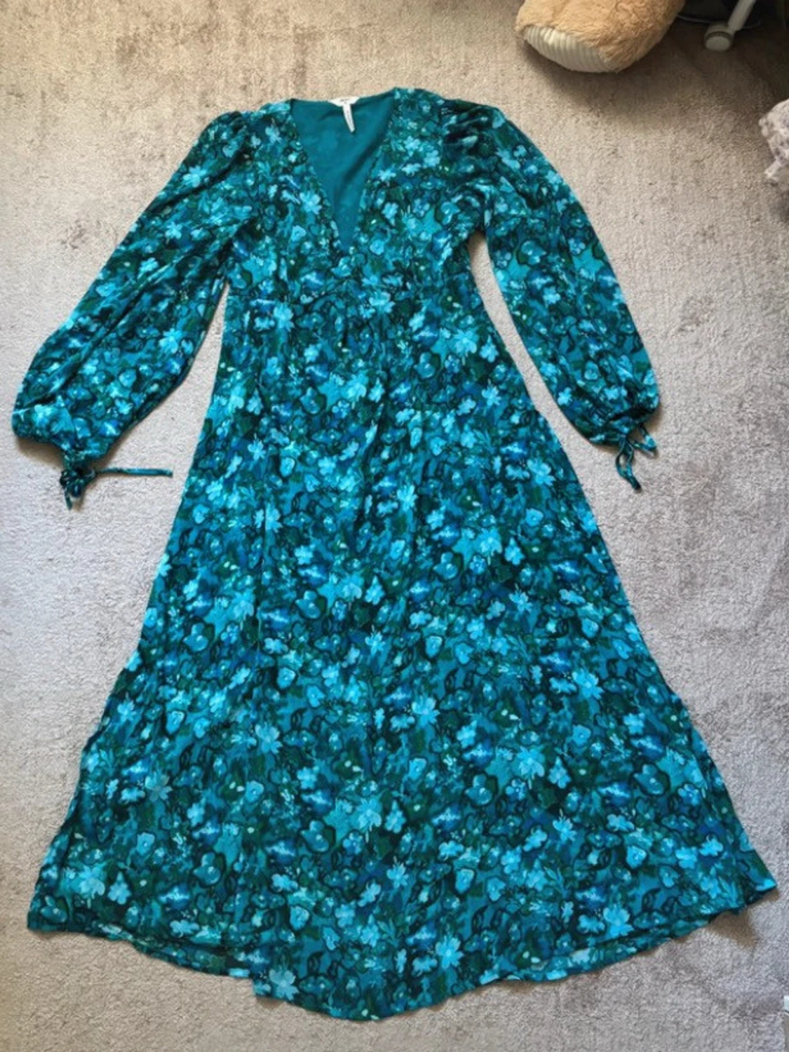 Blommig långklänning från Object