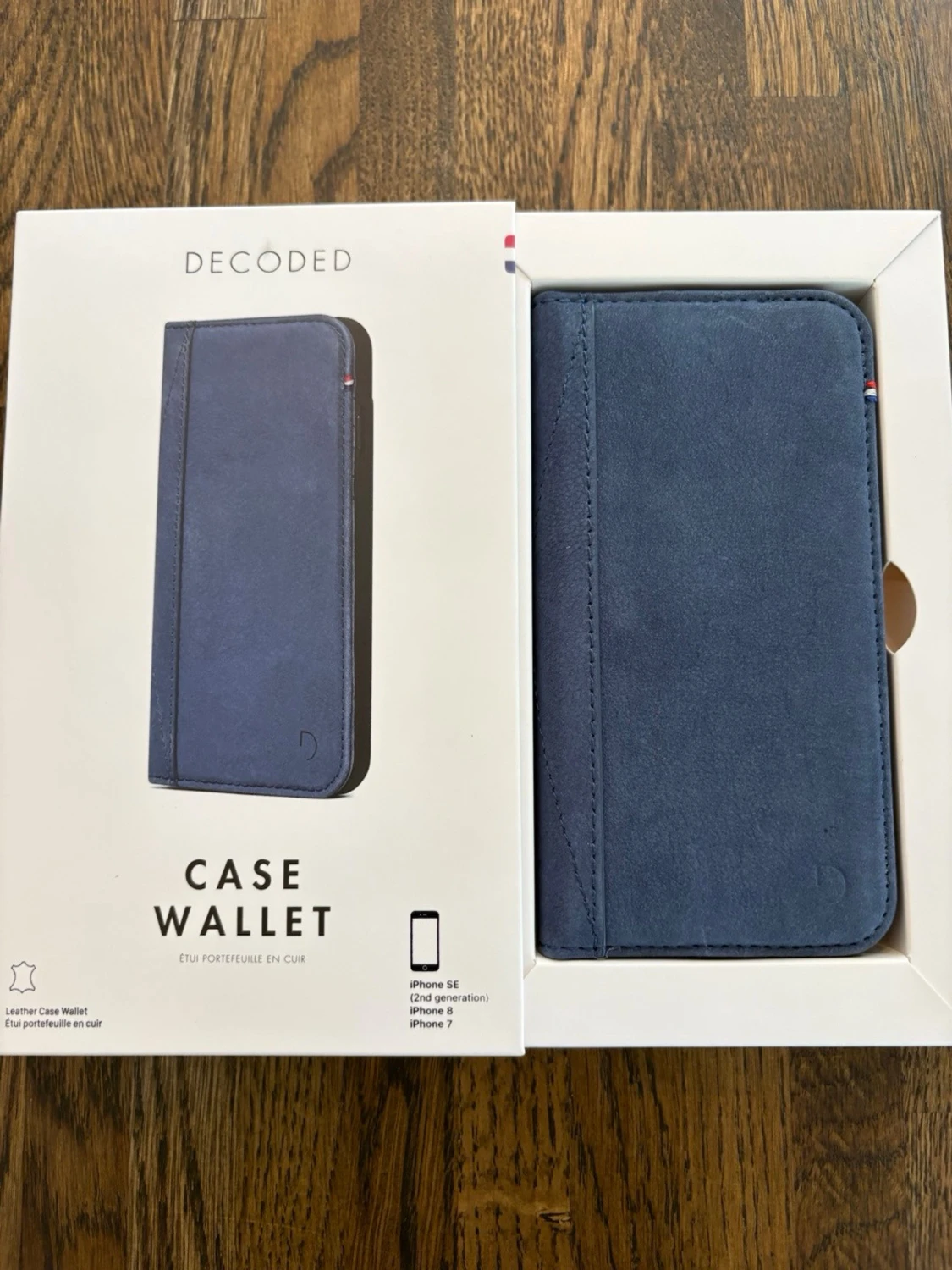 Blått fodral från Decoded till iPhone 7/8/SE - 1