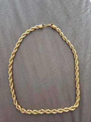 Cordel Halsband - 18k platerad, 60cm, 8mm, HELT NY