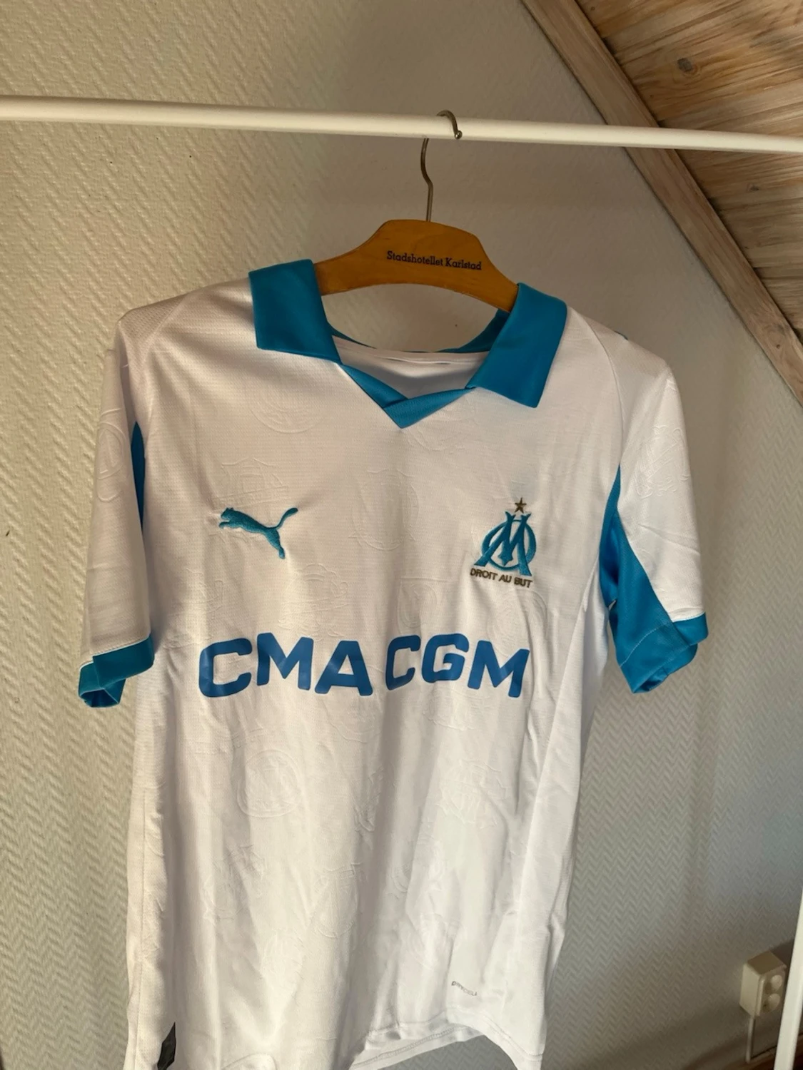 Marseille matchtröja Puma vit/blå - 3