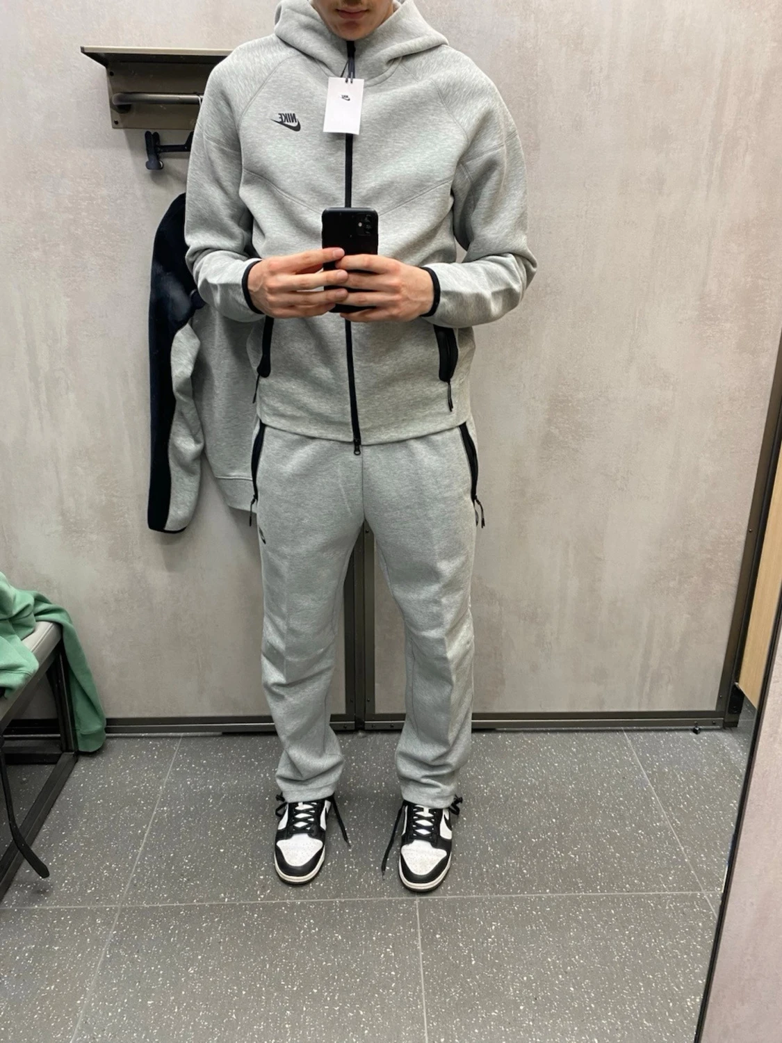Grå Nike Tech Fleece tracksuit - 5