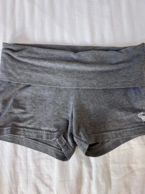 Gråa mjuka shorts med älgbrodyr - Abeecrombie fold over . Kids size XL