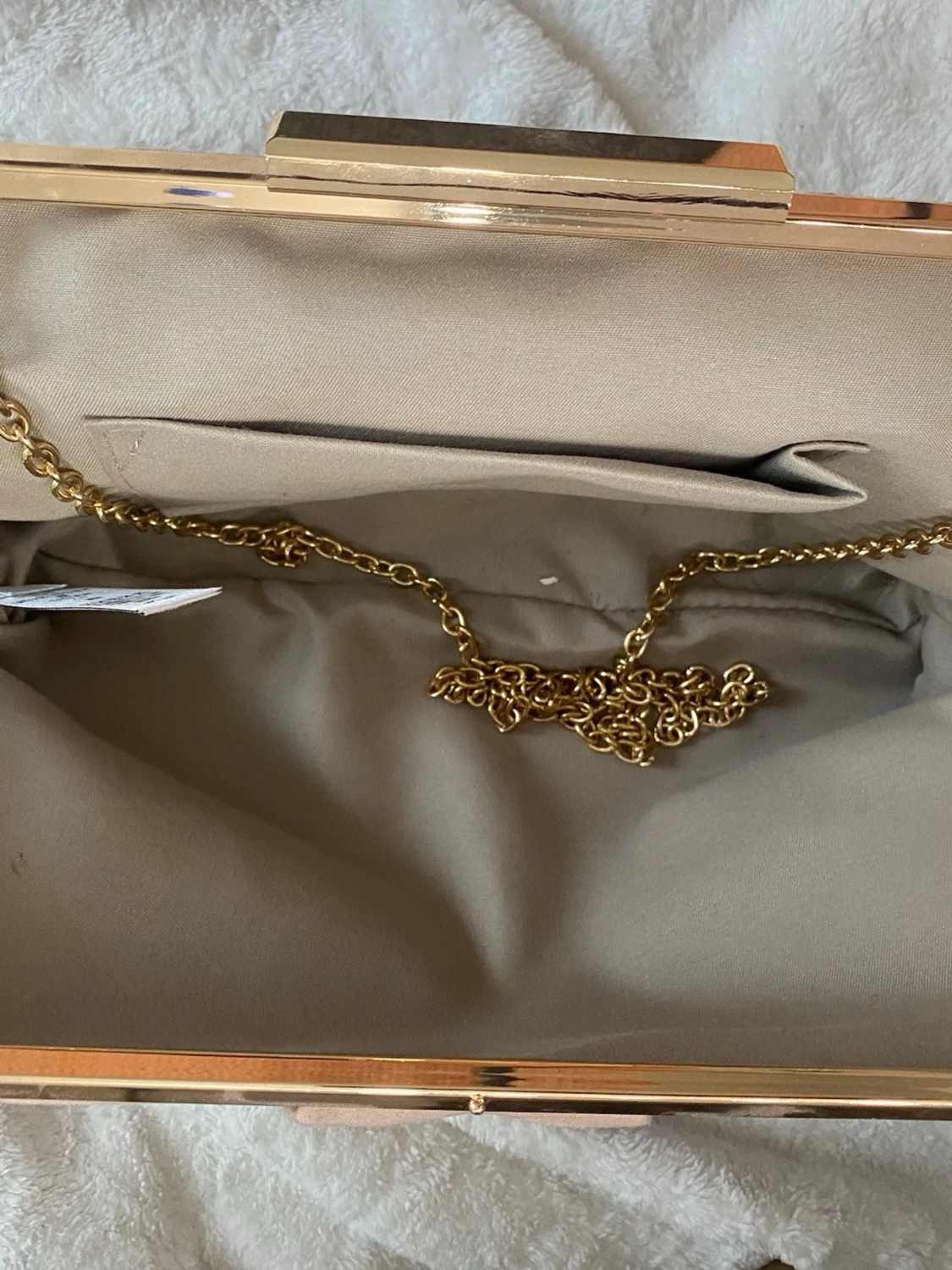 Rosa handväska/clutch - 2