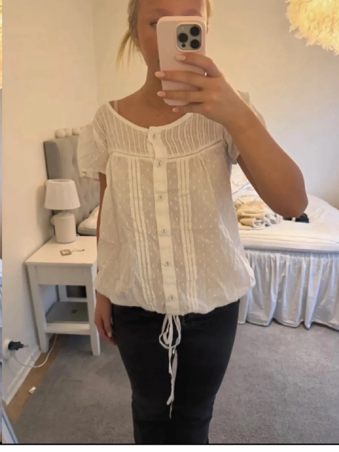 Vit blus  - 1