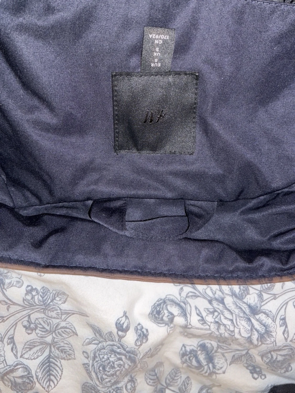 Mörkblå fieldjacket/vindjacka med fyra fickor - 3