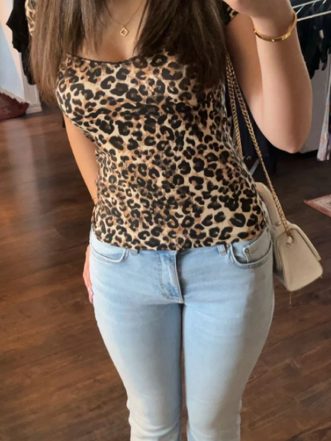 Leopardmönstrad topp från Nelly - 2