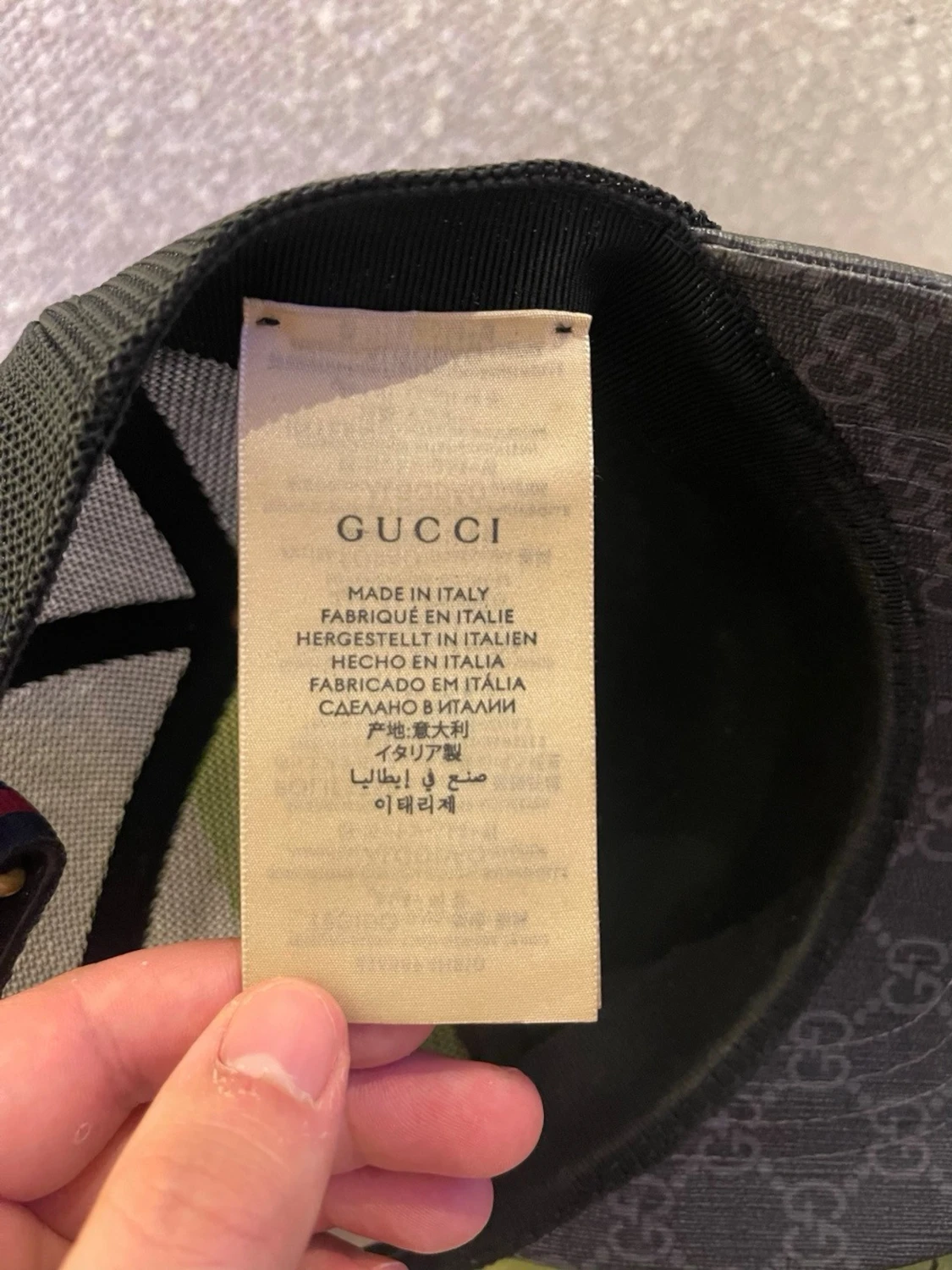 Gucci Keps Herr S ÄKTA - 4