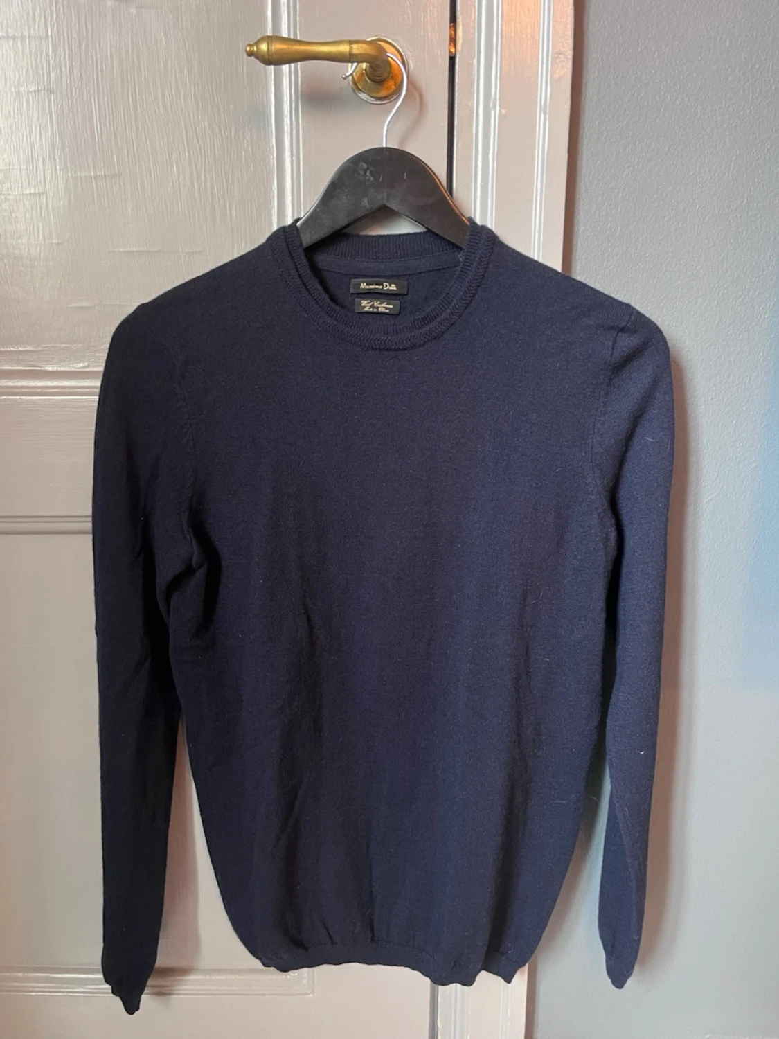 Mörkblå cashmere-tröja Massimo Dutti - 2