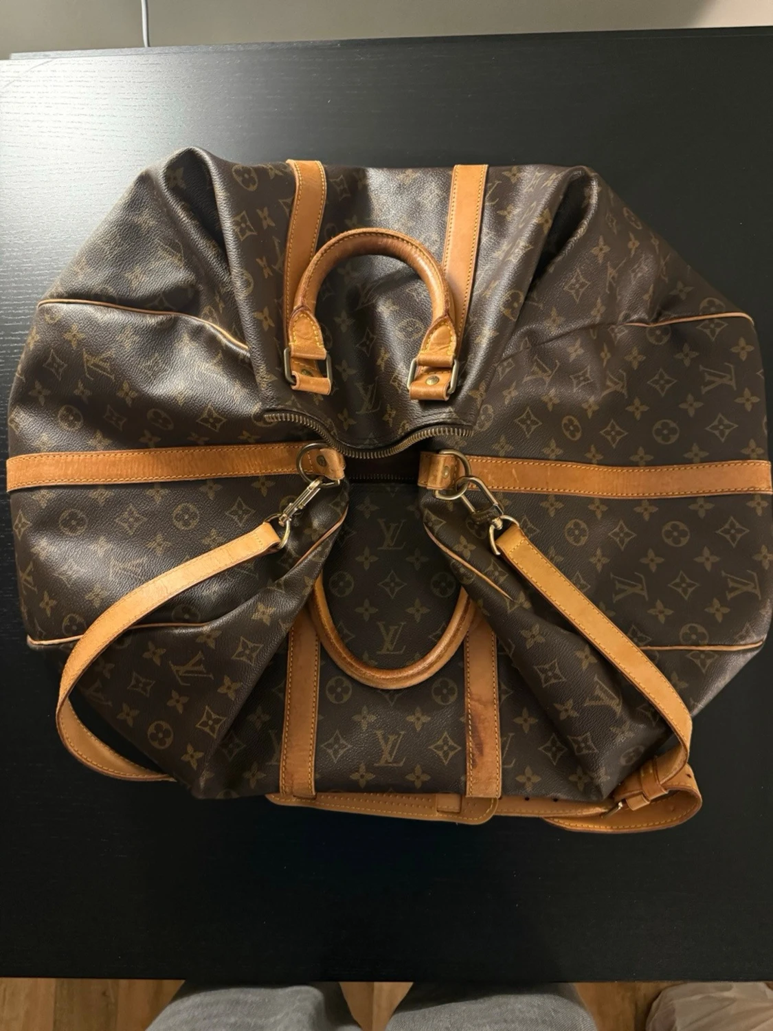 Louis Vuitton Keepall 55 Monogram väska - 3