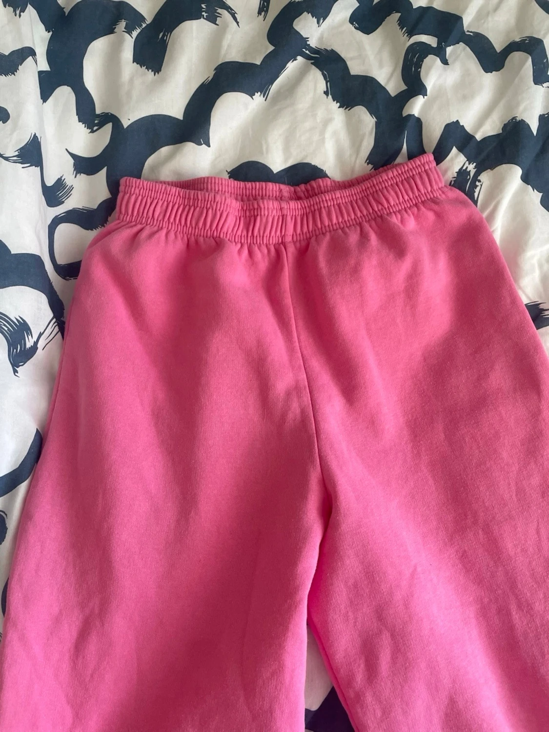 Rosa mjukisbyxor med resår - 2