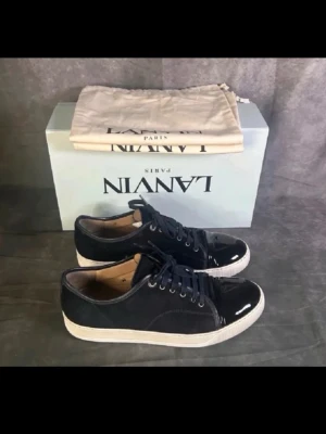 Svarta Lanvin sneakers - Storlek 43