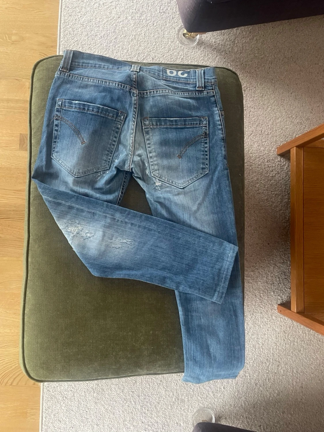 Blå jeans från Dondup , storlek 29 - 4