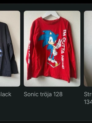 Svart ribbad t-shirt Mini Rodini - Paket barnkläder