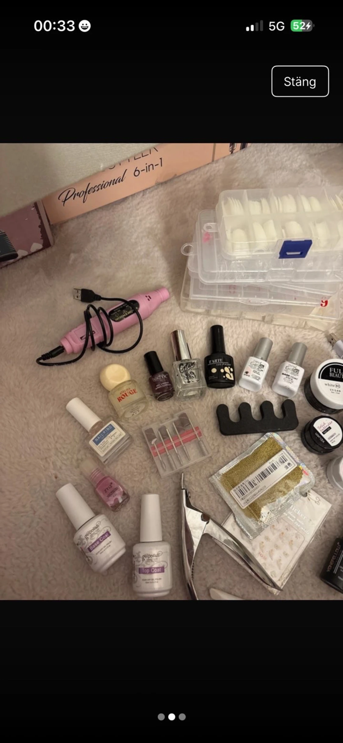 Stort nagelkit med verktyg och dekoration - 2