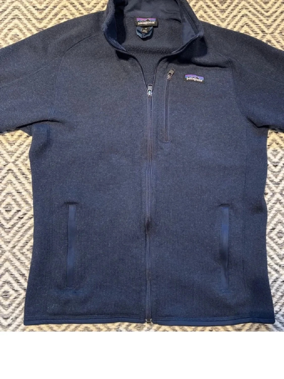 Mörkblå fleecejacka från Patagonia