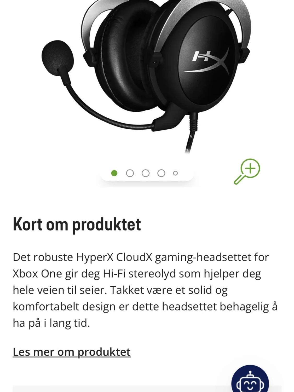 HyperX gaming headset med mikrofon - 3