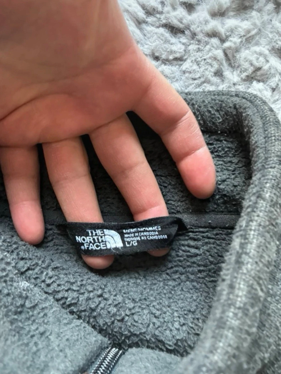 Grå fleecejacka från The North Face - 2