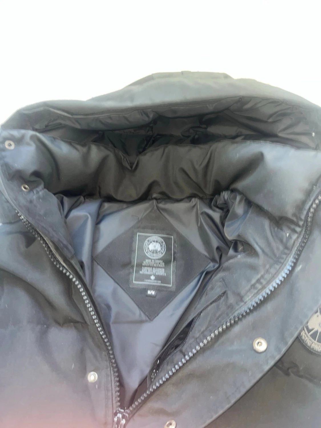 Svart Canada goose jacka - 4