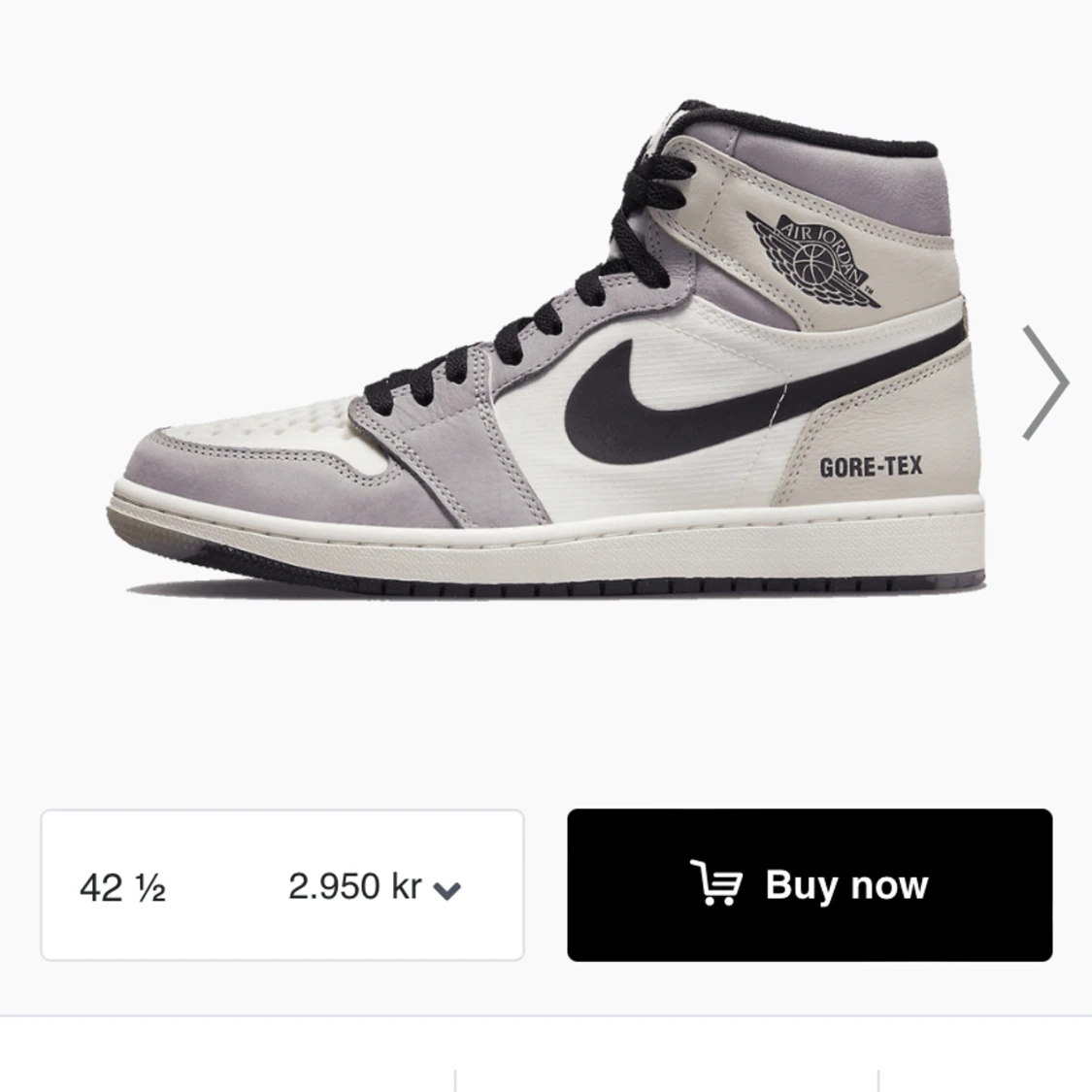 Air jordan 1 High element Gore tex. Light bone