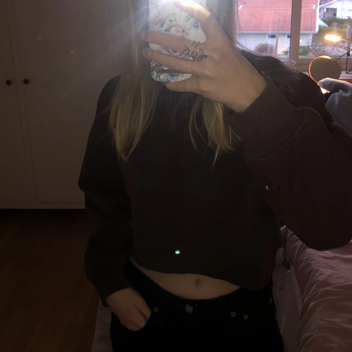 Croppad sweatshirt - 90