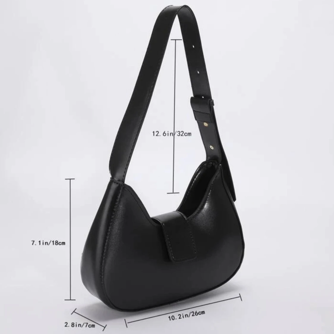 Svart axelväska  - 90