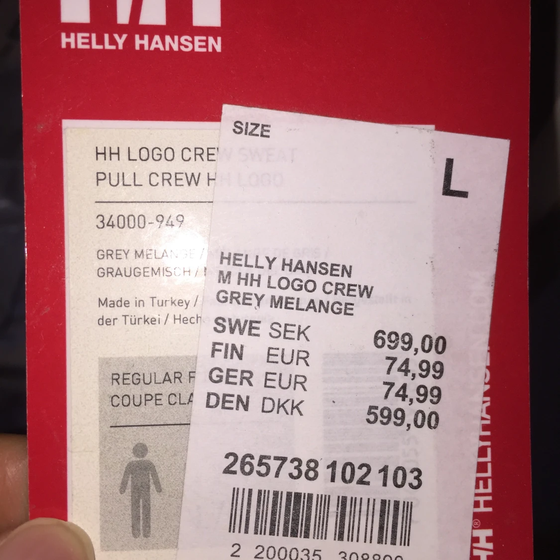 Helly Hansen tröja. Märkes tröja - 91