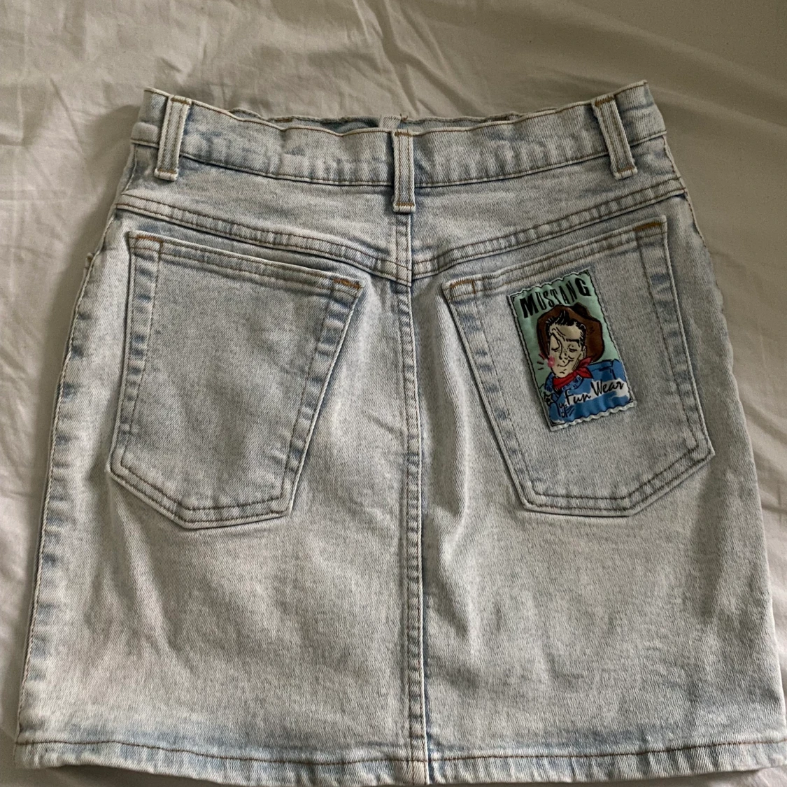 Vintage jeanskjol - 90
