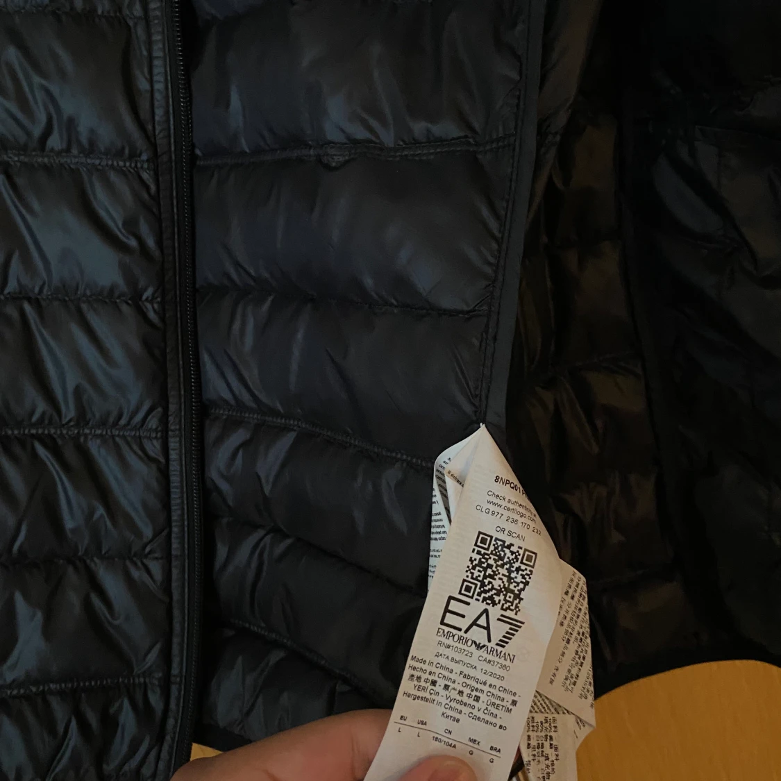 EA7 väst svart  - 91