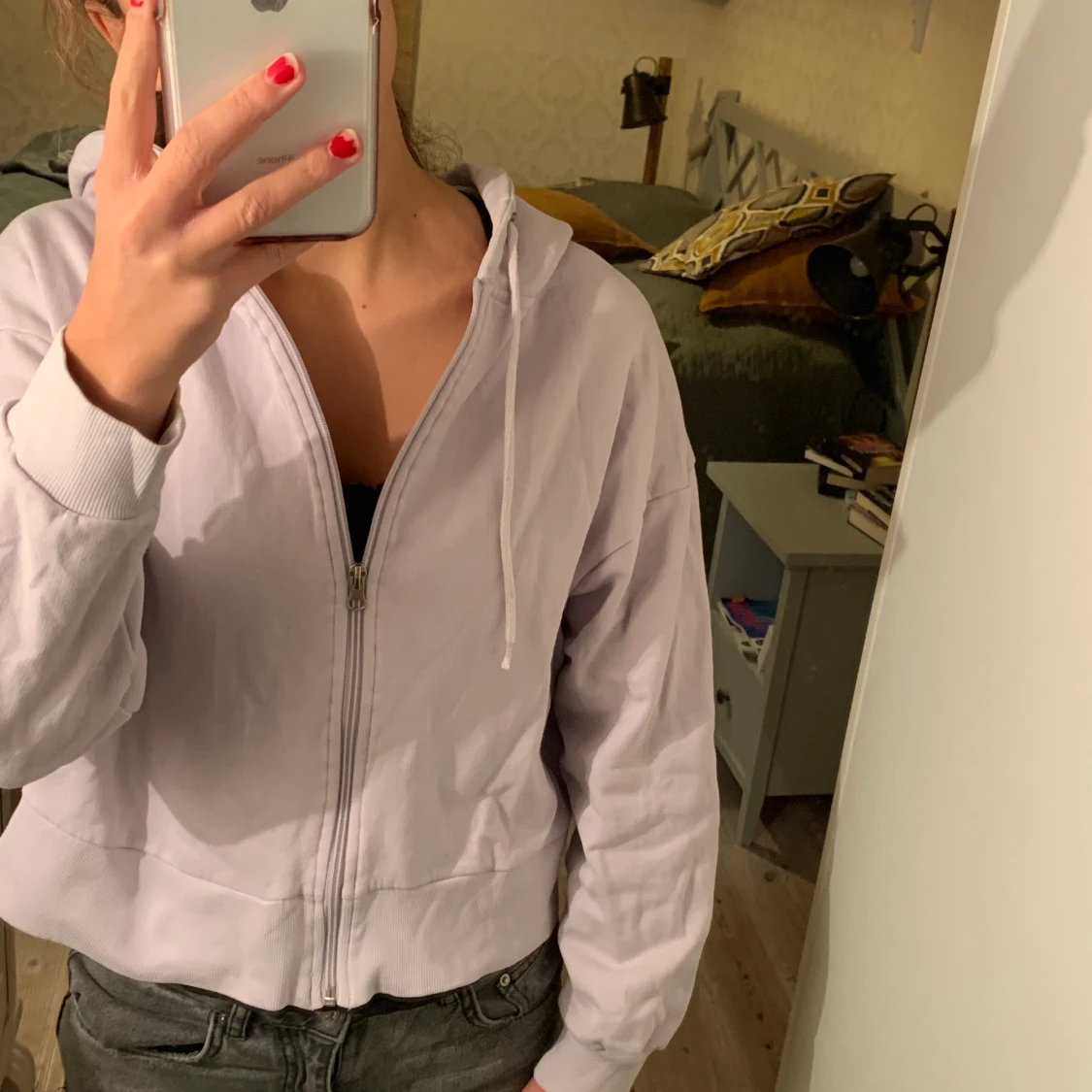 Lila zip hoodie strl xs/s