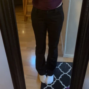 Design by si byxor - Säljer mina kostymbyxor från design by si. De är köpte i januari och har använts en gång sen dess så de är i nyskick. De är i storlek S och är lowwaist, köpta för 529 och jag säljer de för 220 kr+ frakt💓pris kan diskuteras!