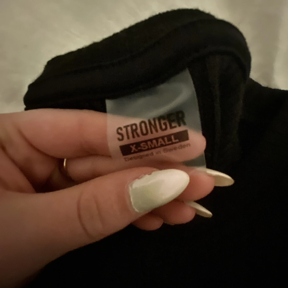 Svart sweatshirt  - 90