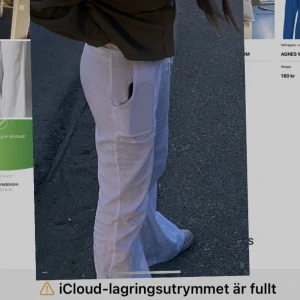 Linnebyxor  - Säljer dessa fina vita linne byxor som inte är använda så mycket alls!💓Mina egna bilder! 