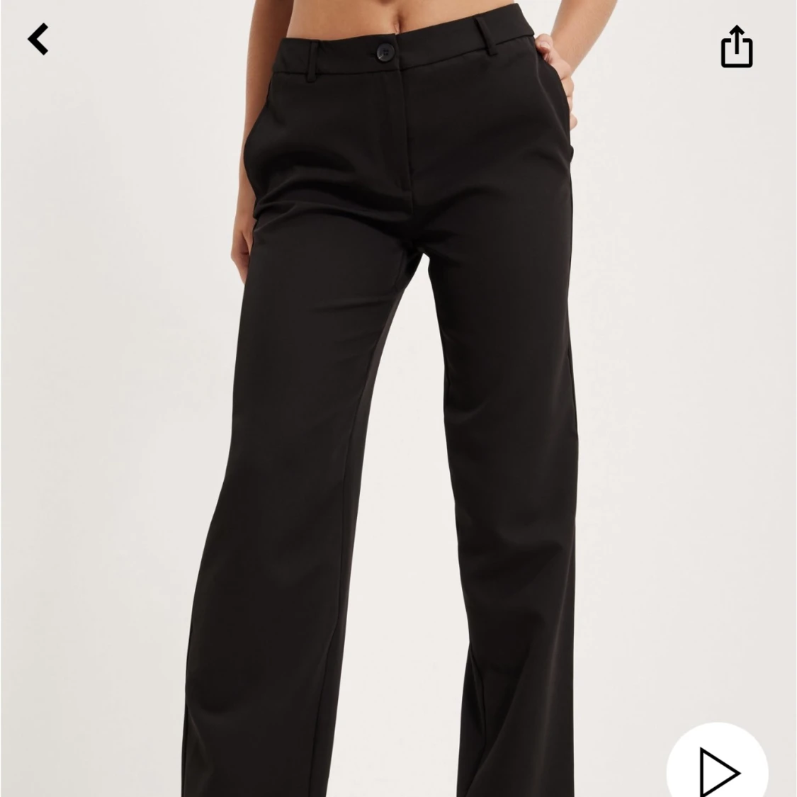 Svarta kostymbyxor  - 91