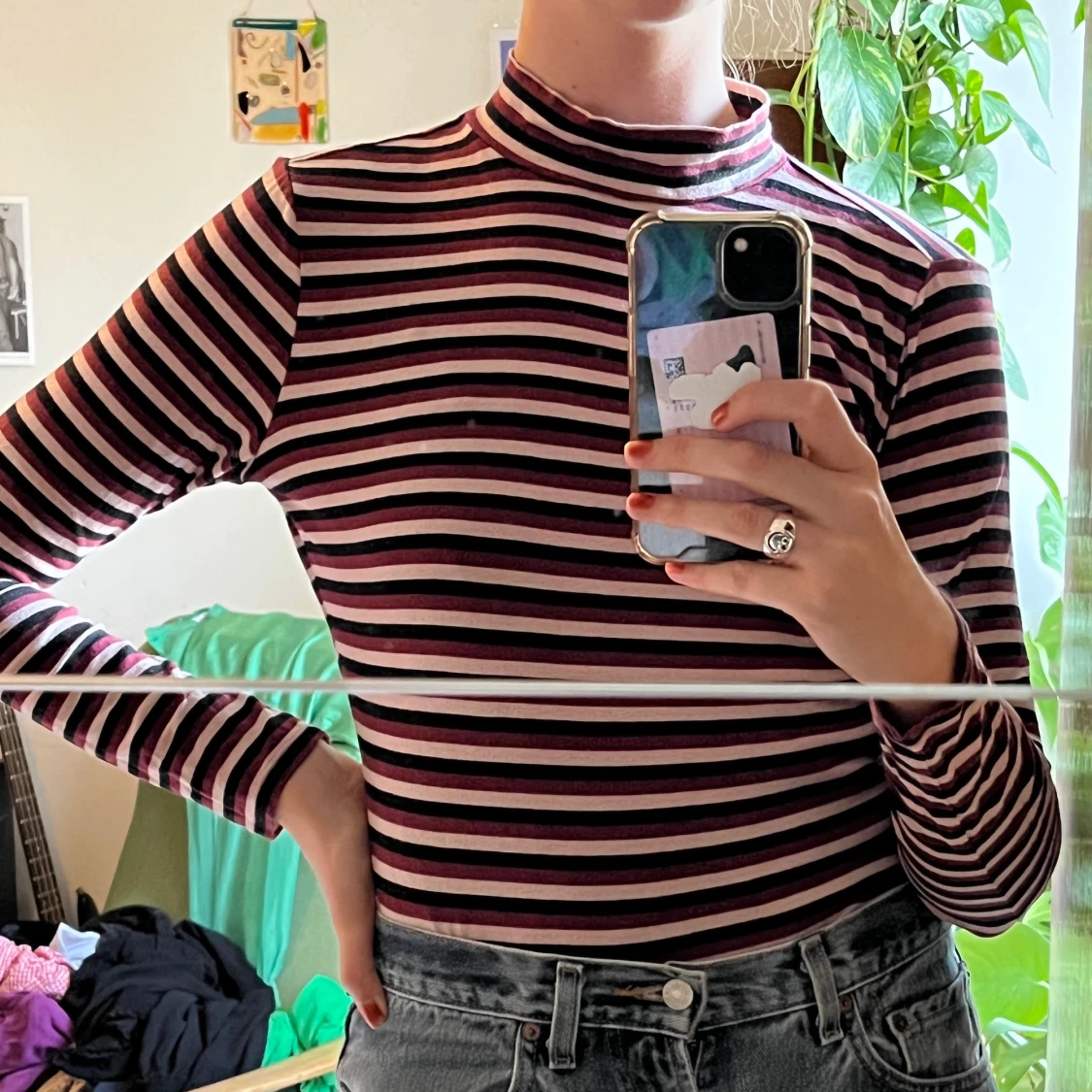 Randig polo från monki - 91