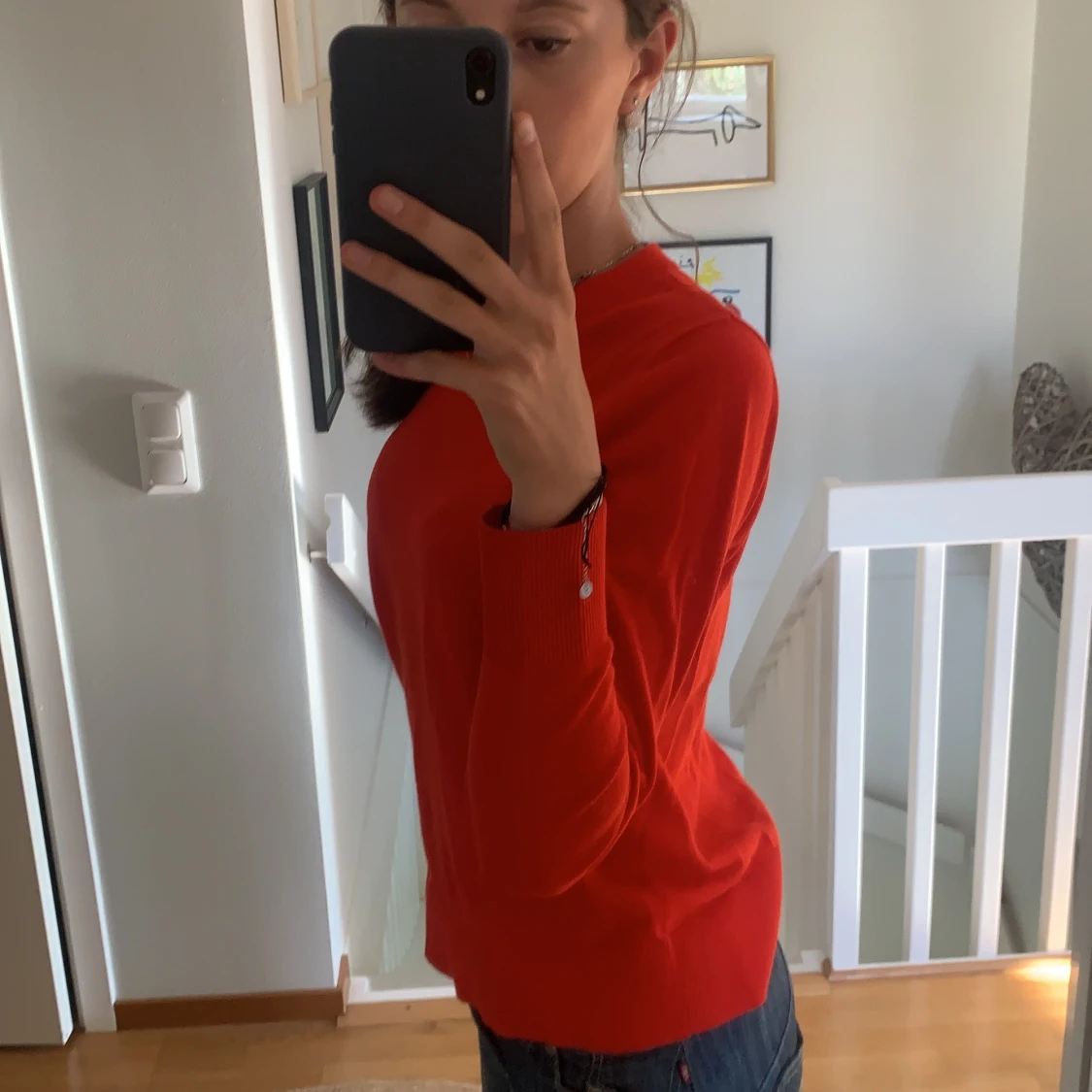 Jötte fin röd tröja - 90