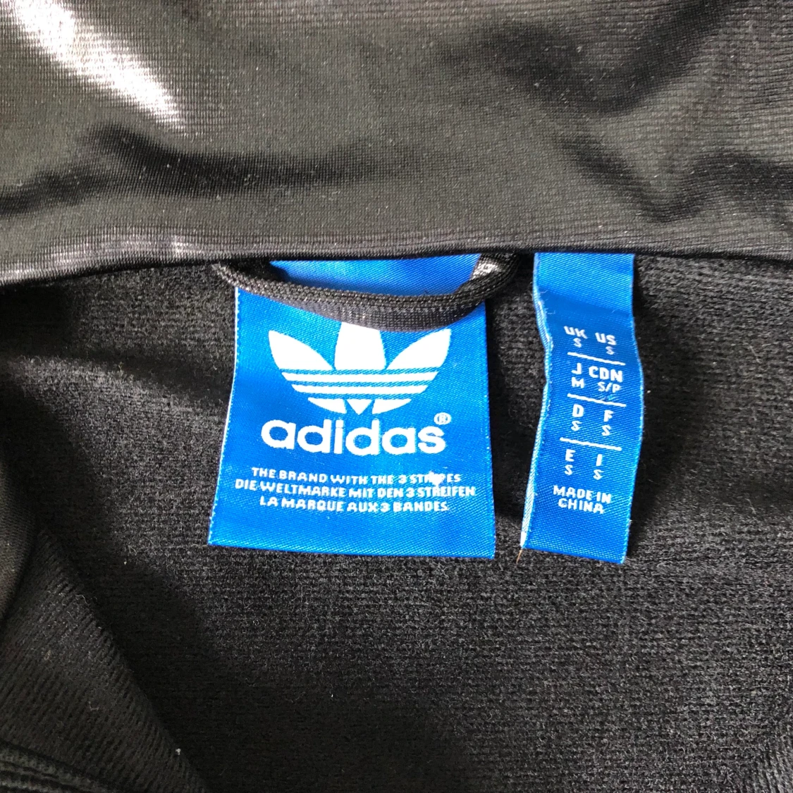 Adidas zip tröja strl S vintage  - 90