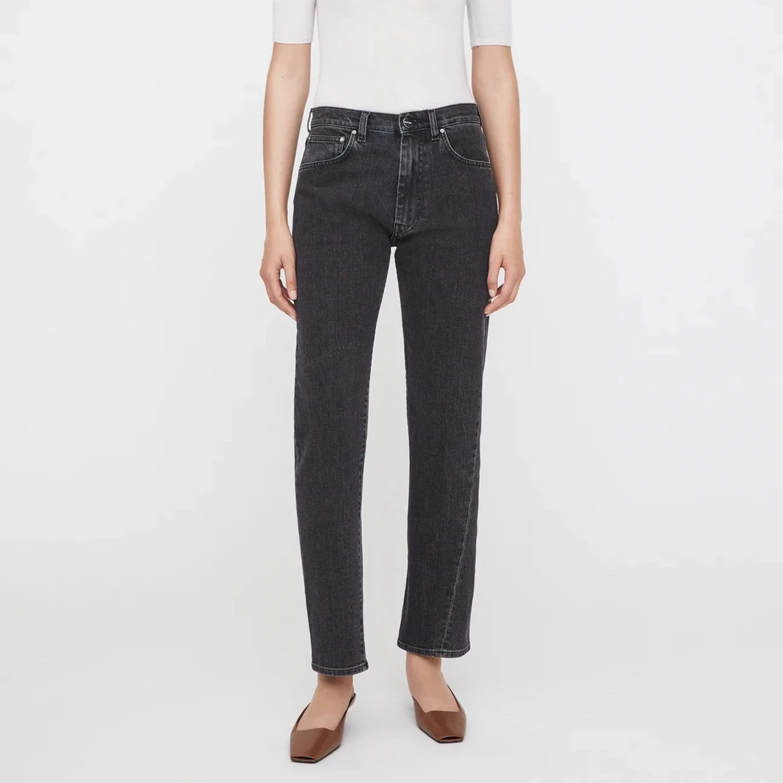 Totême, twisted seam denim grey wash