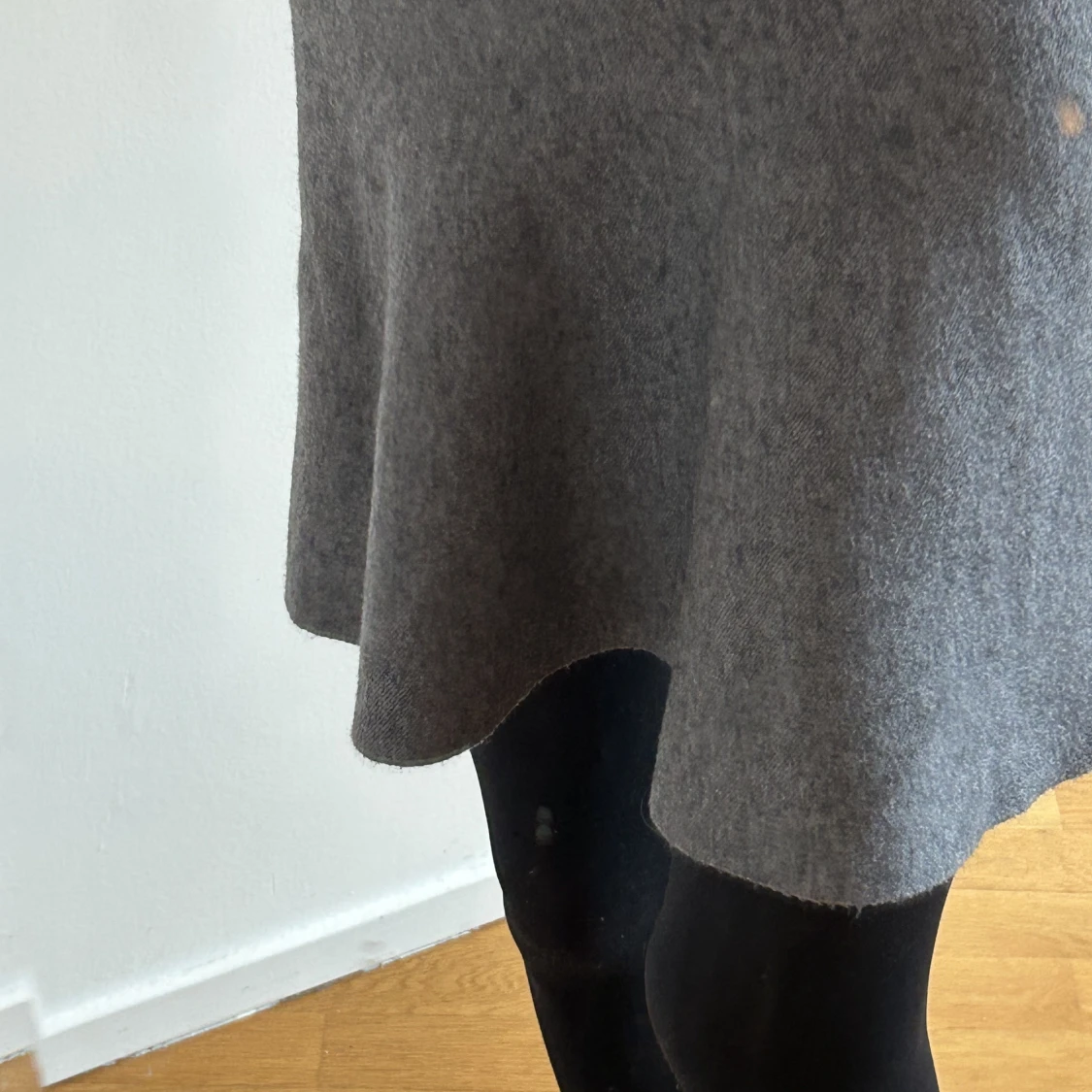 Zara stickad kjol grå - 90