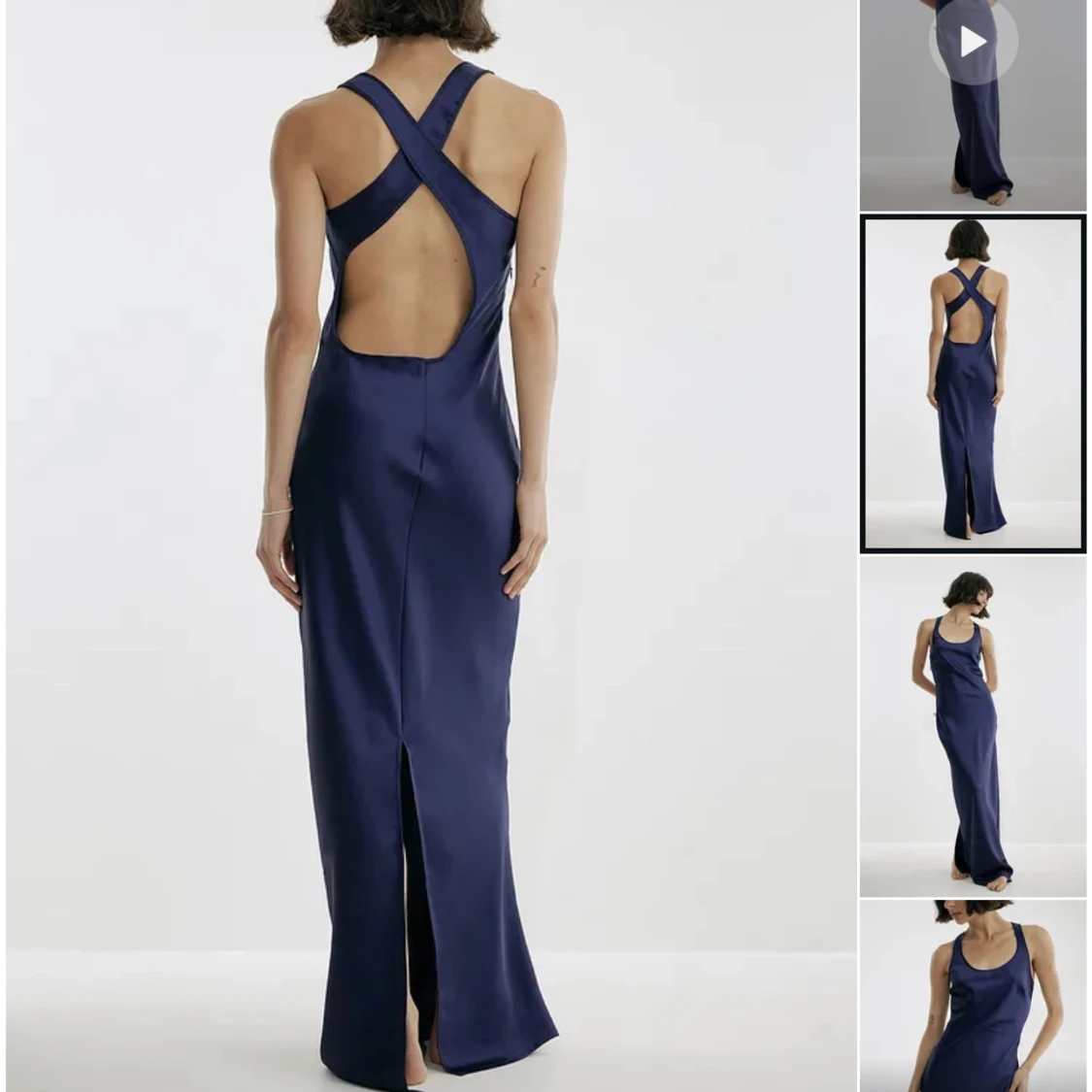 Satinklänning NAKD x Josefine HJ - 90