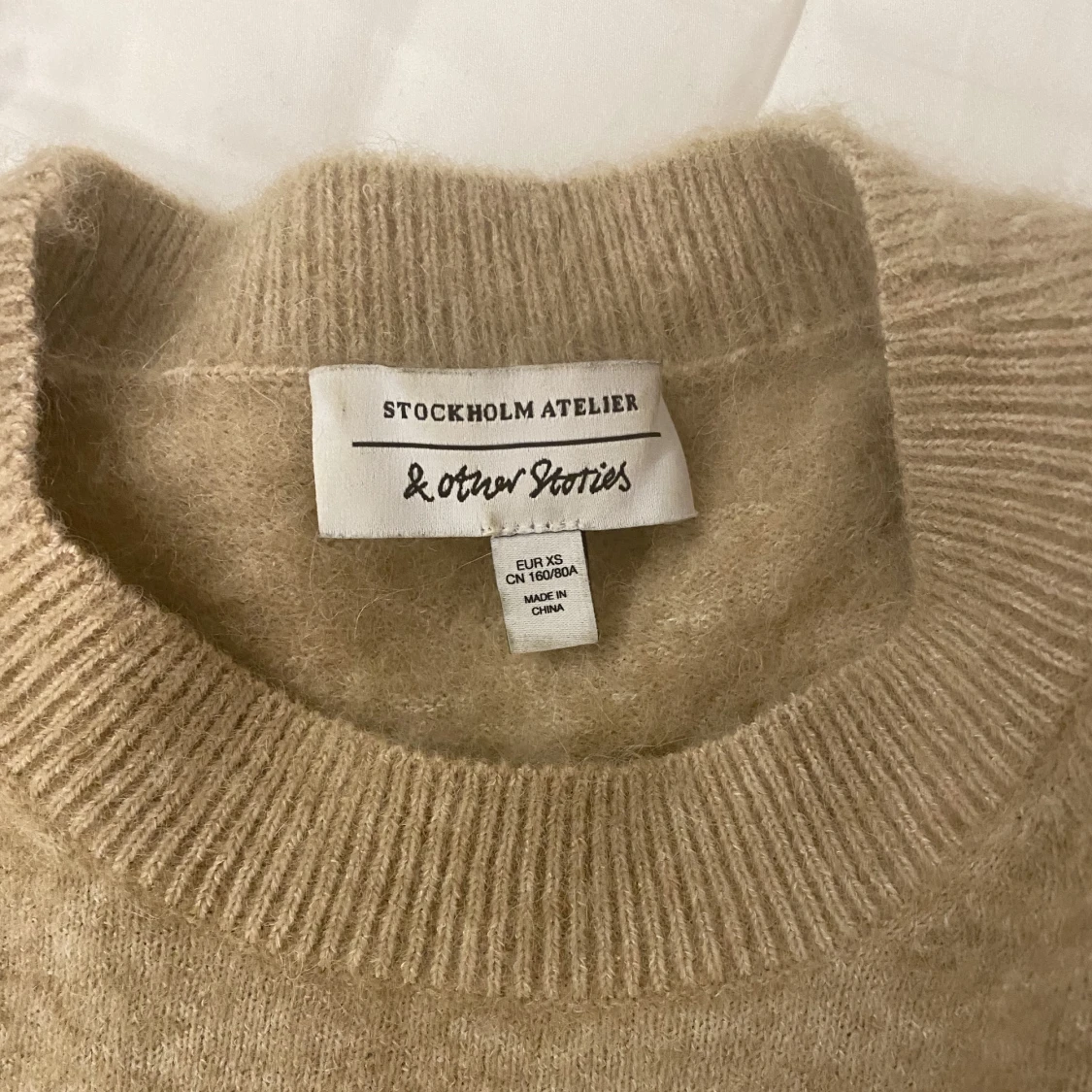 Boxy alpaca knit T-shirt - 91