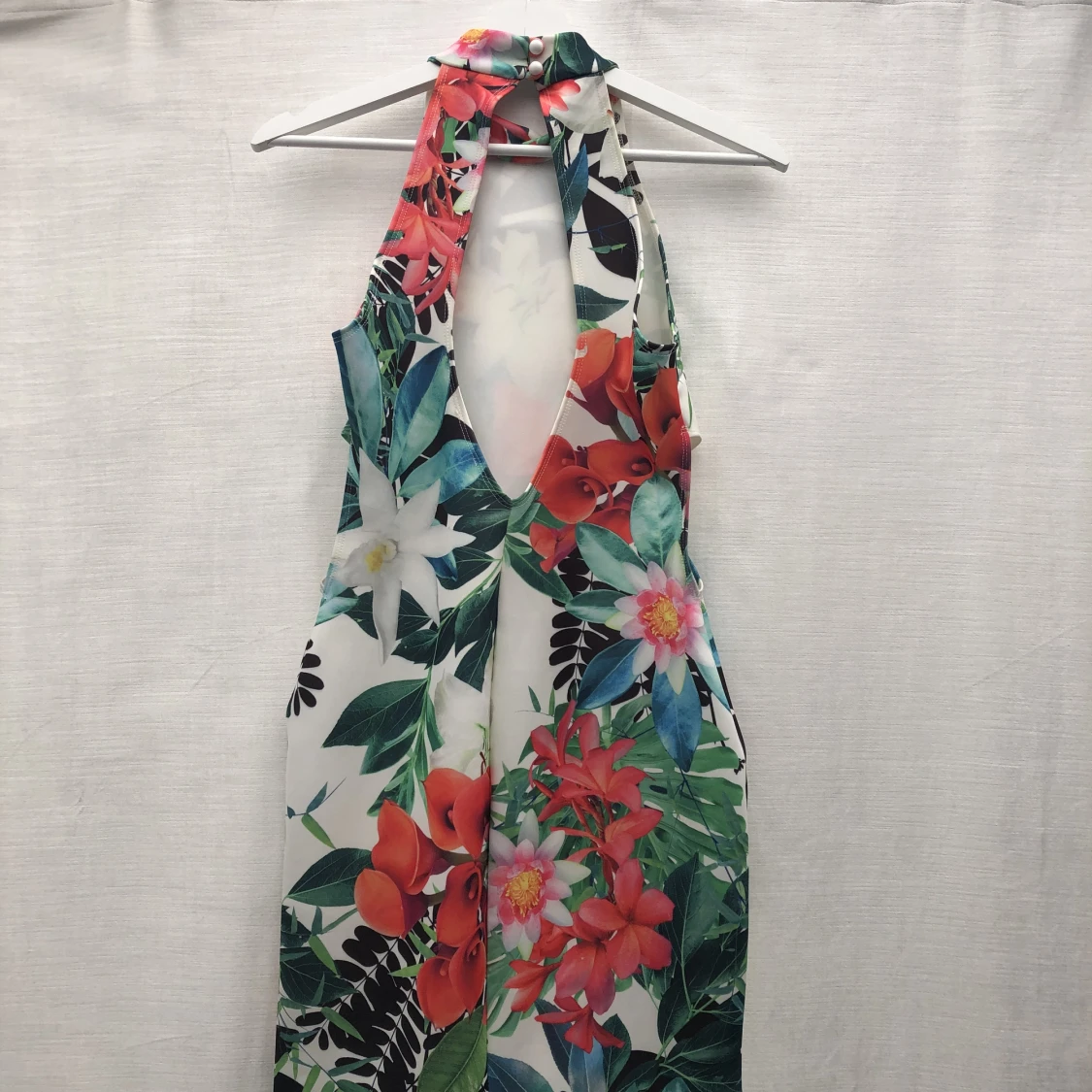 Blommig klänning  - 90