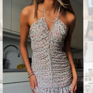 Säljer denna fina oanvända klänningen från Zara köpt i Spanien! Den sitter såååå fint och perfekt till sommarbrännan
