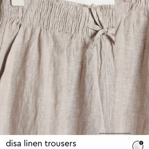 Linnebyxor - Säljer dessa linnebyxor från Gina Tricot som är HELT slutsålda på hemsidan och i butik!! Byxorna är helt oanvända och lapparna sitter fortfarande på.