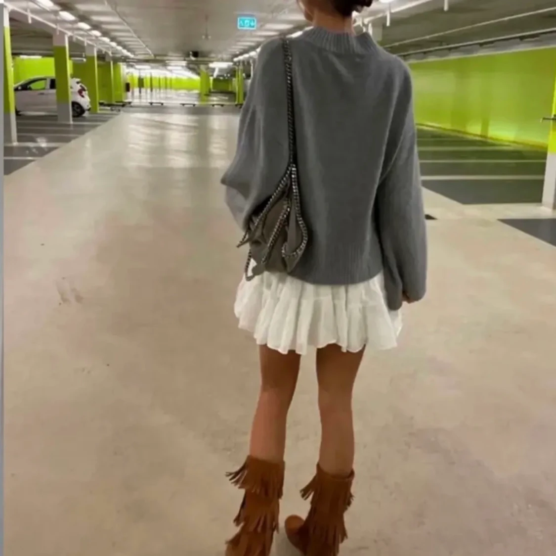 Vit zara klänning - 91