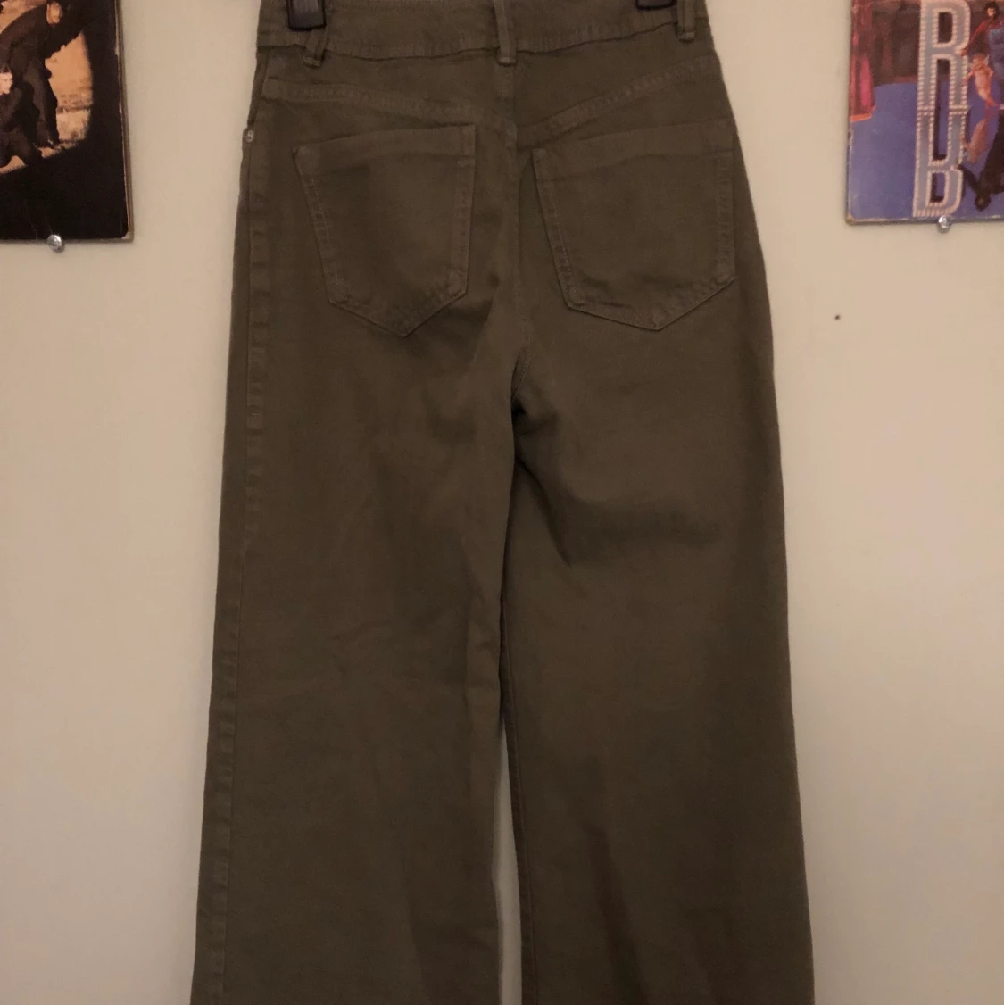 Gröna vida jeans - 90