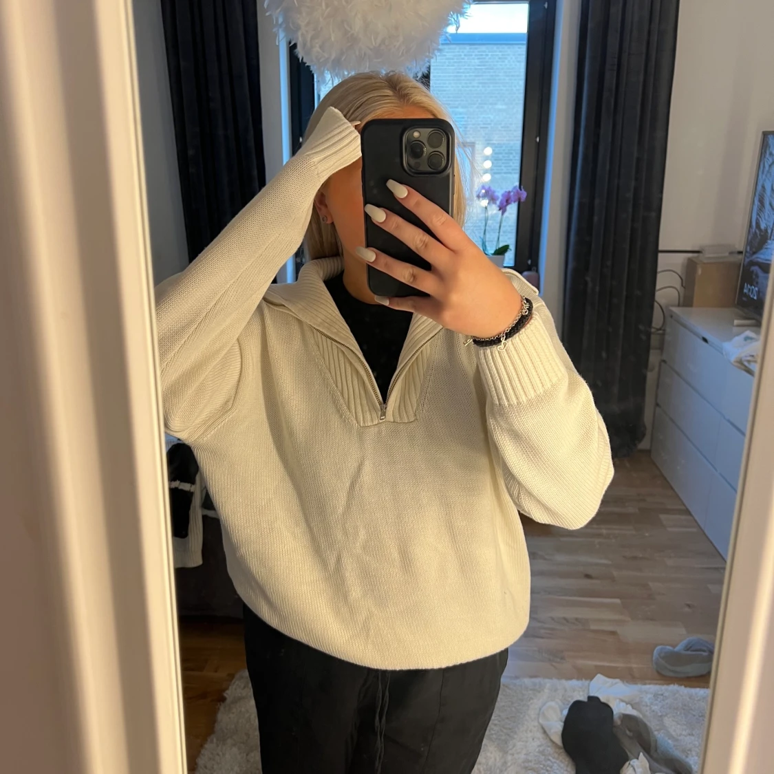 Stickat tröja från zara