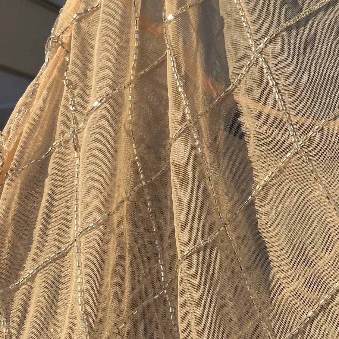 Transparent klänning med glitter  - 91