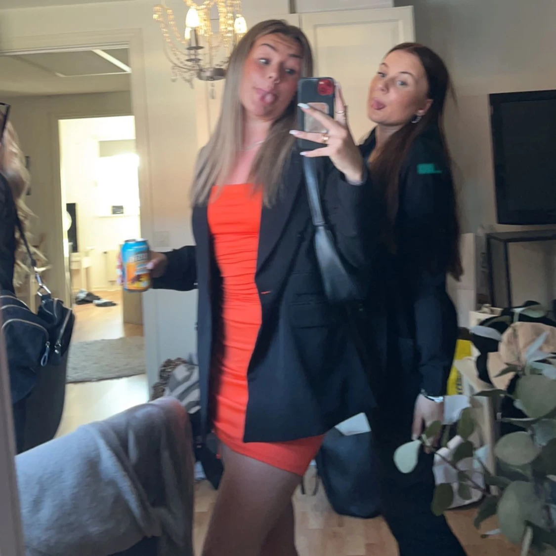 oreange tight sjusterbar klänning  - 90