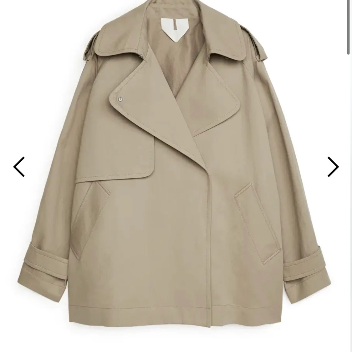 Arket Trenchcoat beige SLUTSÅLD